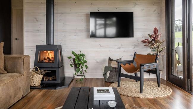 Formerly a luxury farm stay, the house has four bedrooms with two living areas, with views to Mount Warning. Picture: Instagram