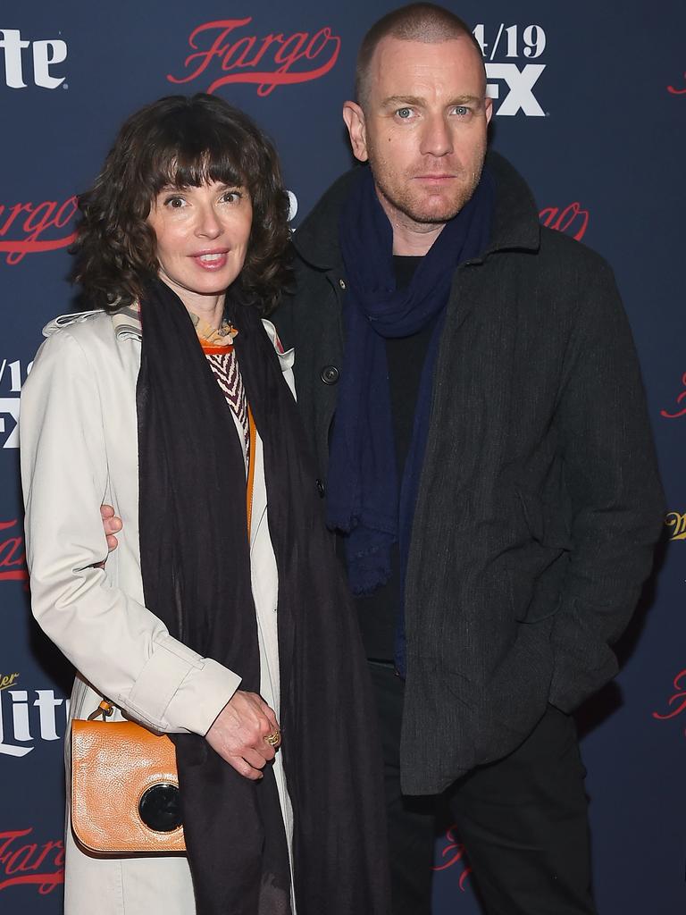 With ex-wife and Clara’s mum Eve Mavrakis. Picture: Ben Gabbe/Getty Images