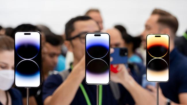 New Apple features can help limit tracking of a user's iPhone activity. Picture: Brittany Hosea-Small / AFP