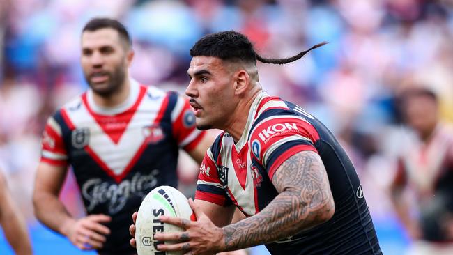 The Wests Tigers look set to sign Terrell May, with reports the former Rooster has agreed to a three-year deal. Picture: NRL Photos