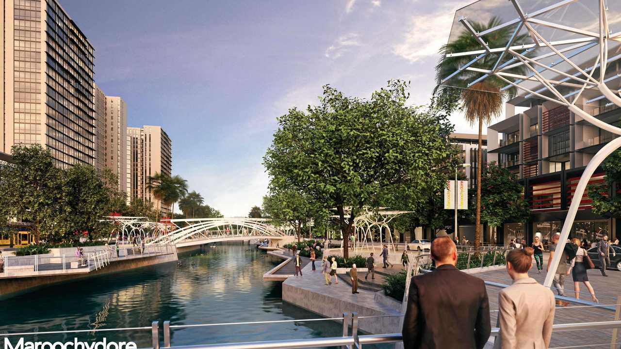 The Maroochydore CBD will start taking shape above ground throughout 2019 after plenty of underground infrastructure works this year.