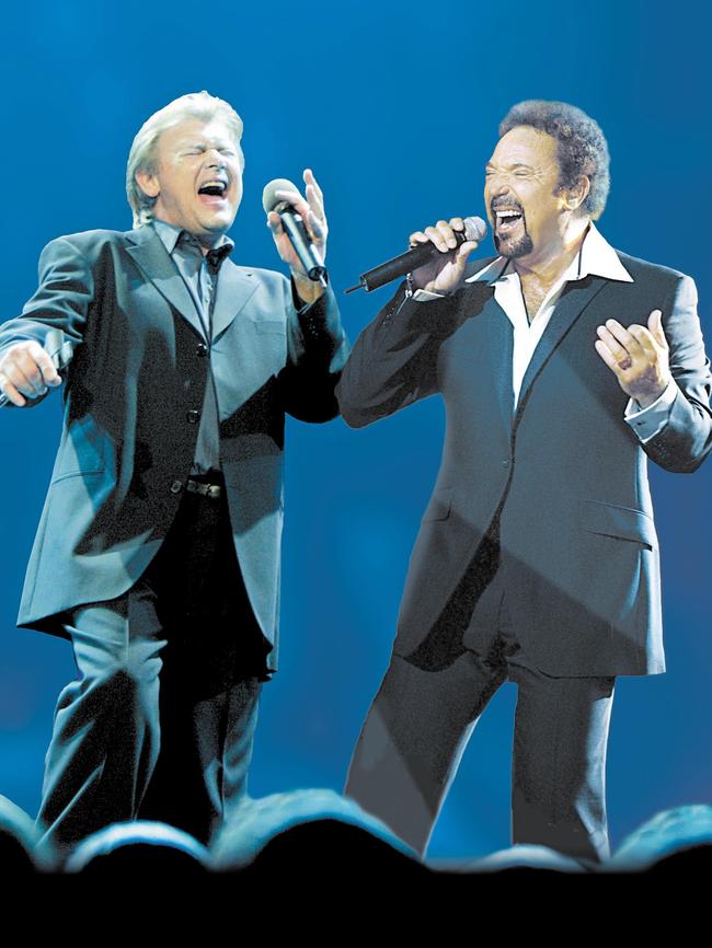 With Tom Jones.