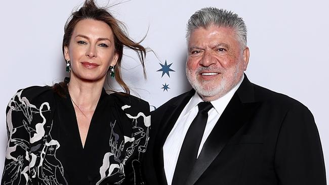 Amber Symond and John Symond last year in Sydney. Following their divorce, John is leaving for the south of France. Picture: Brendon Thorne/Getty Images