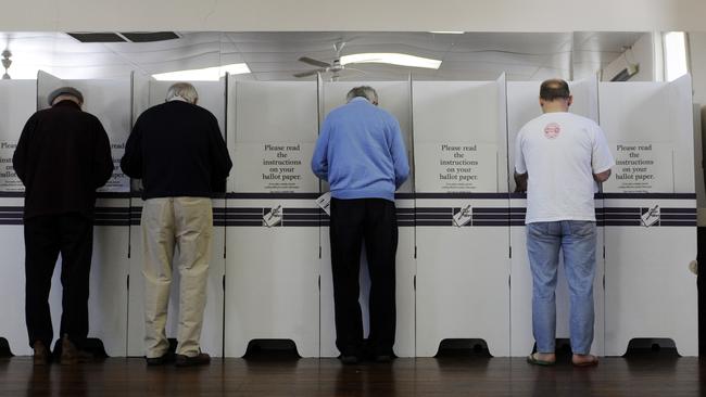 Voting centres across Tasmania will be open from 8am until 6pm on Saturday.