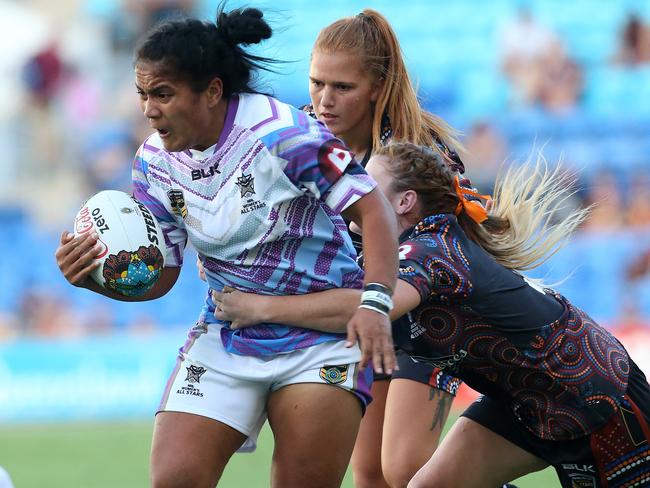 Simaima Taufa in action during the All Stars game. Picture Adam Head