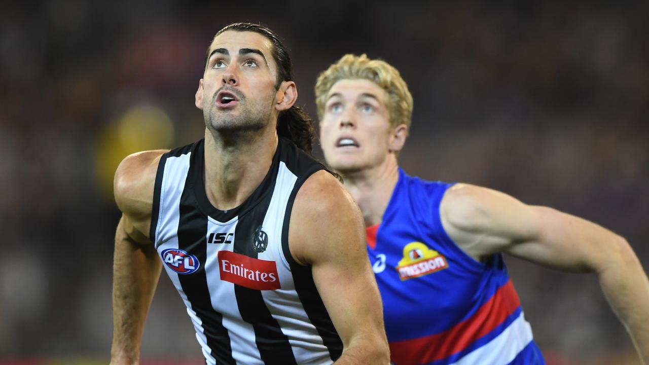 AFL 2019 Brodie Grundy hit outs record Collingwood vs Western