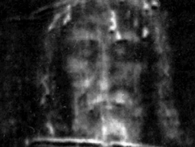 **AFP PIC FEE PAYABLE CHECK BEFORE USE** Undated photo Turin shroud, believed to be Jesus Christ's burial cloth bearing his ghostly impression.Italy / Religion history christ