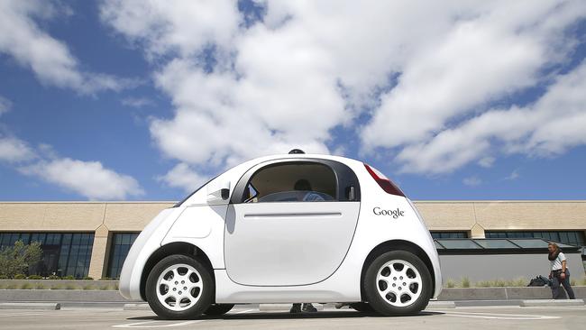 Google's self-driving prototype car is an example of the future of the transport industry. Picture: AP / Tony Avelar