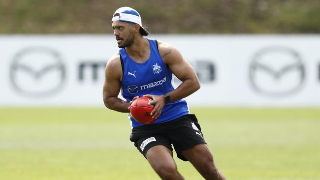 Aaron Hall should take more kick-ins with Jack Ziebell’s move forward. Picture: Darrian Traynor/Getty Images