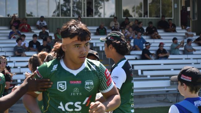 Cyril Connell Challenge game between the Ipswich Jets and Sunshine Coast Falcons. Saturday March 18, 2023. Picture, Nick Tucker.