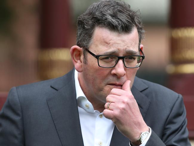 MELBOURNE, AUSTRALIA - NewsWire Photos, SEPTEMBER 7, 2021. The Premier, Daniel Andrews (pictured), and the Chief Health Officer, Brett Sutton hold a press conference on the latest COVID situation in Victoria. Picture: NCA NewsWire / David Crosling