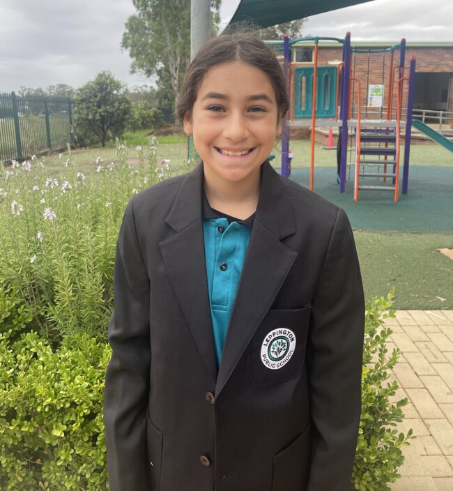 Leppington Public School student Summayyah Taha.