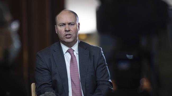 Federal Treasurer Josh Frydenberg says the government is not trying to protect the media from competition. Picture: Gary Ramage