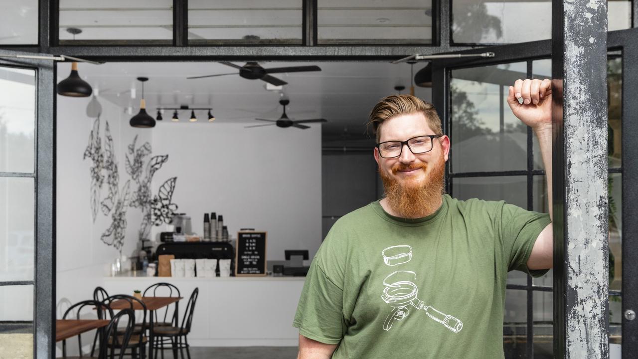 Brood Coffee owner Lachlan Jurgs. Picture: Kevin Farmer