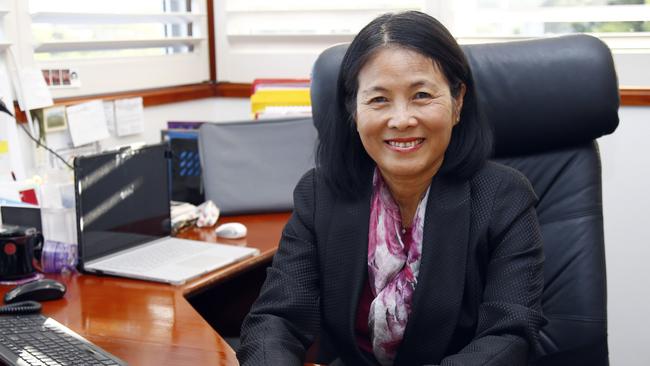 Dr Tsae Wong, Principal of the school Trinity Lutheran College. Picture: Tertius Pickard