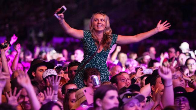 Sitting or standing isn’t just a consideration for the crowd, but one for the artists and venue bookers, too. Picture: Luke Drew