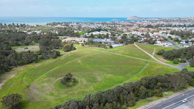 About 35,000 sqm would be rezoned for development. Picture: Victor Harbor council.