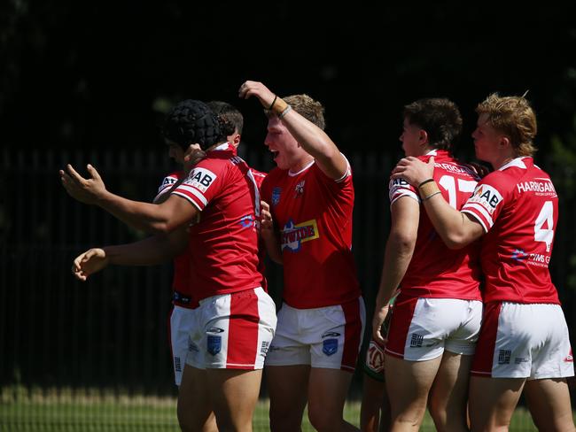 Illawarra celebrates a try in SG Ball. Photo: Warren Gannon Photography