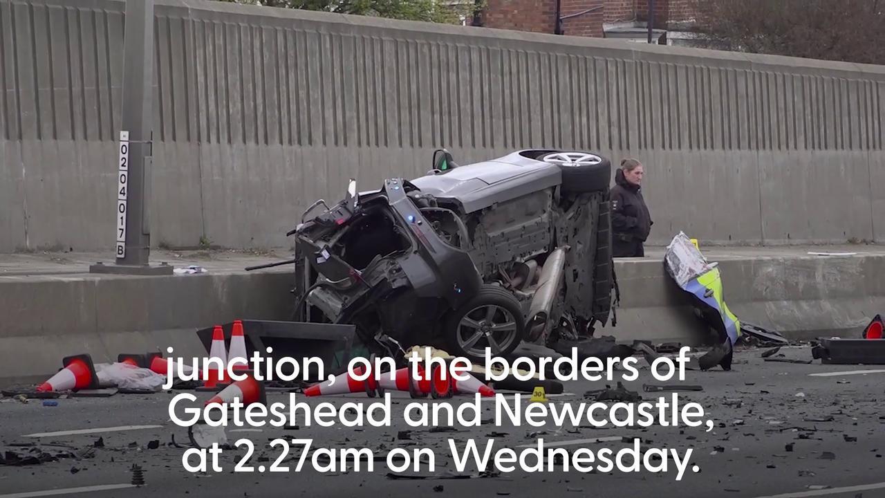 Seven police officers taken to hospital after multi-vehicle crash during pursuit