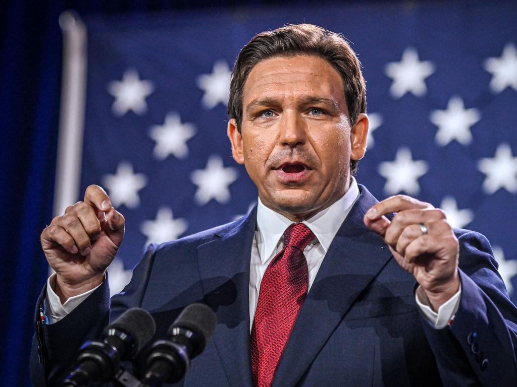 Florida Governor Ron DeSantis will announce his White House run on Thursday. Picture: AFP