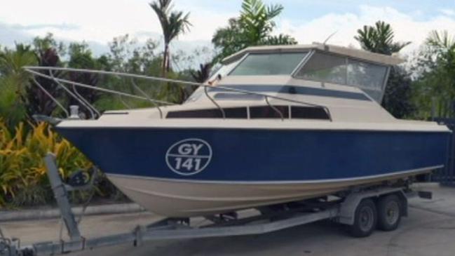 Boat that was allegedly going to be used by terror suspects to travel from Australia Picture: ABC TV