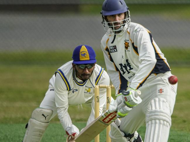 Main Ridge batsman Chris Barker top scored with 51. Picture: Valeriu Campan