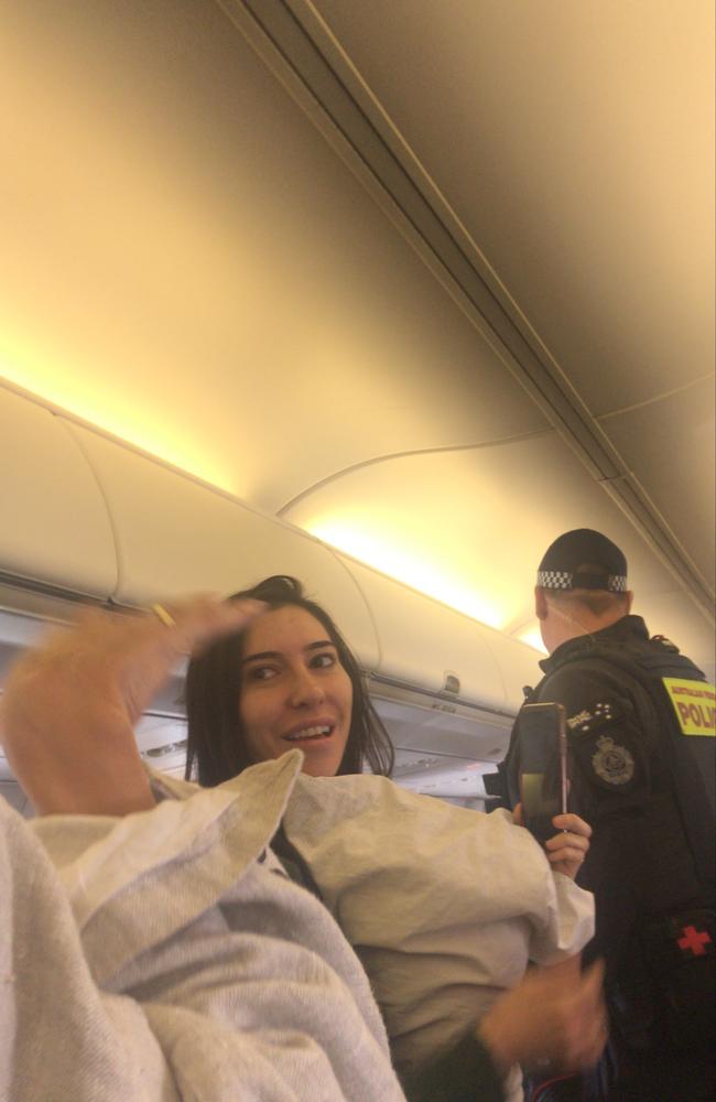 The Veronicas were escorted by police off a Qantas flight in September after a dispute with a flight attendant over cabin luggage. Picture: Instagram