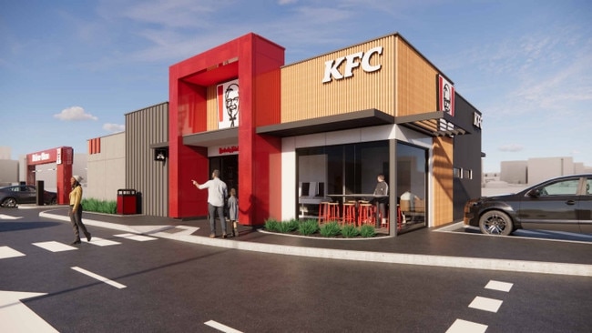 A new KFC has been proposed for Morphett Vale. Picture: Nielsen Architects