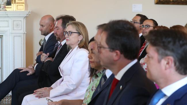 The ministers were officially sworn in on Monday after Jacinta Allan was selected as Victoria’s newest premier. Picture: NCA NewsWire / Pool / David Crosling