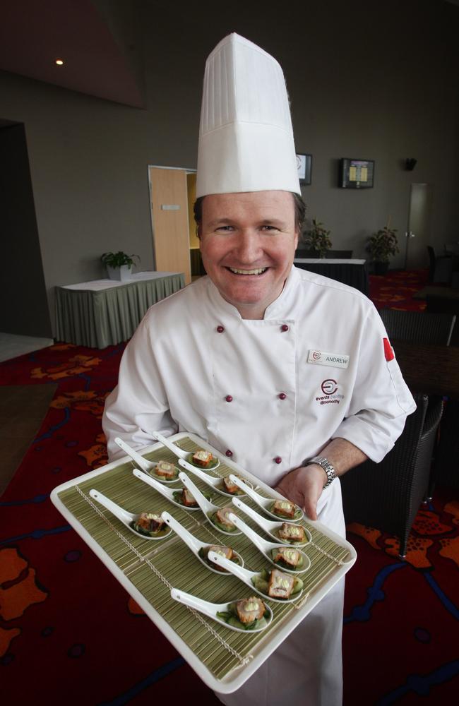 Tides Waterfront dining head chef Andrew Strange at the Maroochy RSL Club. Picture: Cade Mooney