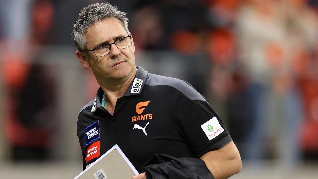 Giants head coach Leon Cameron is counting on an unchanged squad. Picture: Cameron Spencer/Getty Images