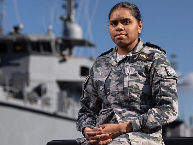 Able Seaman Maritime Logistics Elly-May Mitchell. Picture: Supplied