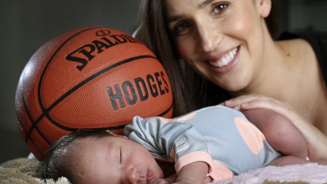 Laura Hodges with new baby daughter Ava. Pic: Sarah Reed