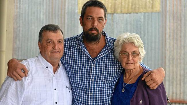 Garry, Luke and Debbie Josefski. Picture: Renee Albrecht