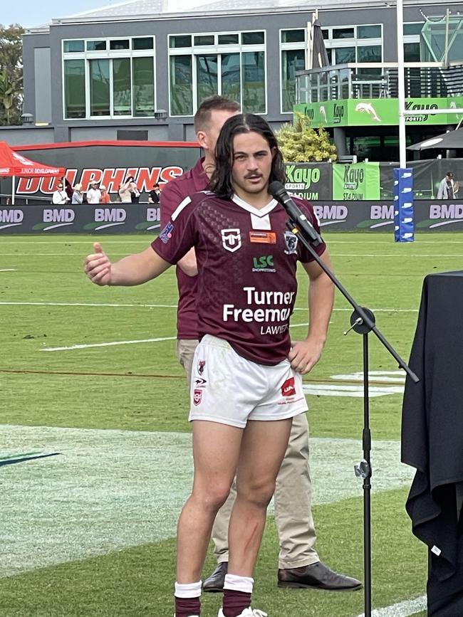 Burleigh Bears captain Bailey McConnell tried hard.