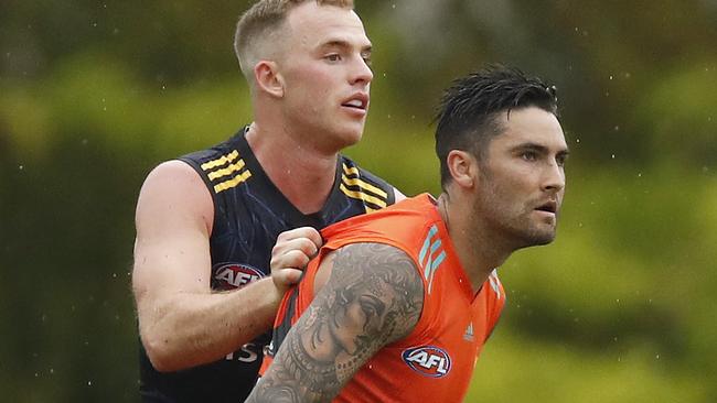 Graham Cornes swooped on Chad Wingard with Pick 71. Picture: Daniel Pockett/AFL Photos/Getty Images.