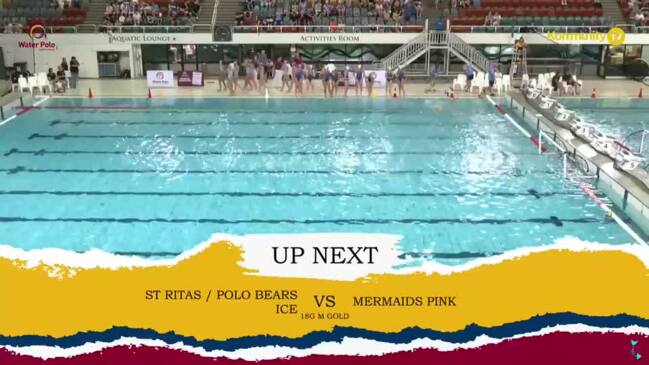 Replay: St Rita's/Polo Bears Ice v Mermaids Pink (18&U girls maroon gold medal)—Water Polo Queensland State Titles 18&U Day 1