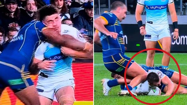 Maika Sivo's high tackle and Reagan Campbell-Gillard's knees to the back.