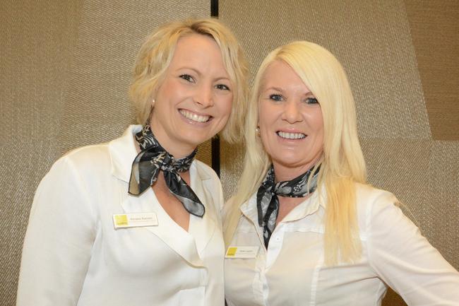 <p>Kirralee Ramsey and Karen Lappin at The Event for Ray White Surfers Paradise at RACV Royal Pines Resort, Benowa. Picture: Regina King</p>