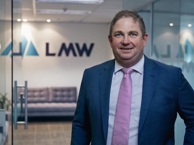 GCB PICTURE - Business -  LandMark White CEO Chris Coonan at the LMW HQ in Sydney.