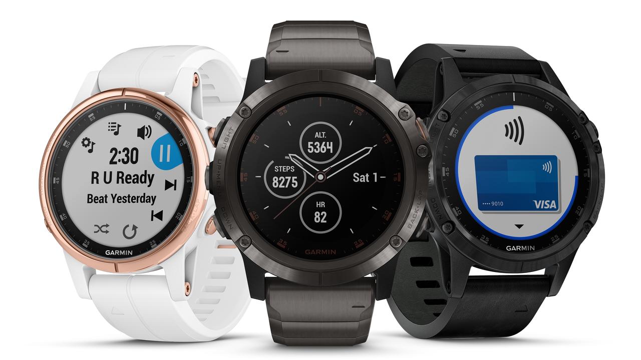 Garmin fenix 5 on sale vs 5s size