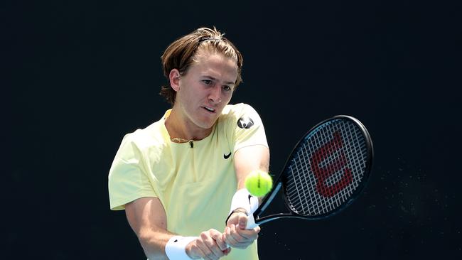 Sebastian Korda has advanced to the second round of the Australian Open. Picture: Getty