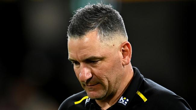 Richmond coach Adem Yze says he has ‘amazing support’ through a horror start to his career at the Tigers. Picture: Albert Perez / Getty Images