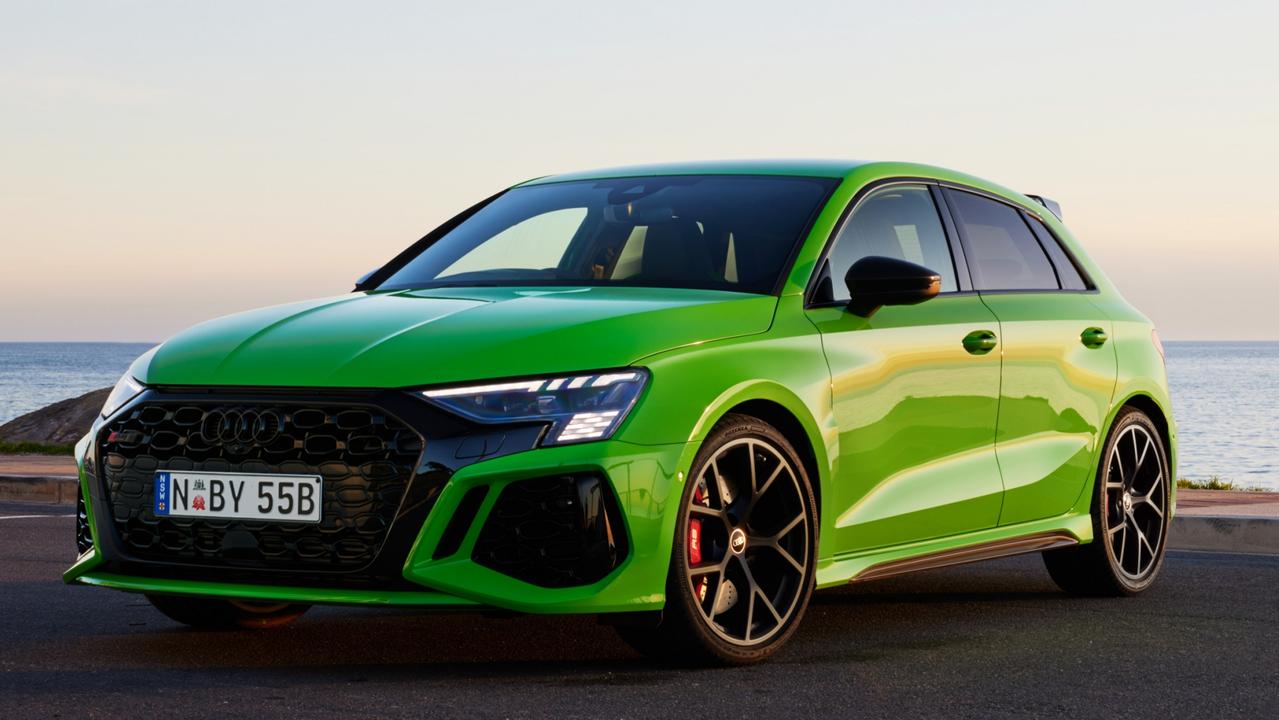 Audi RS3 is turning heads in Kyalami Green The Australian