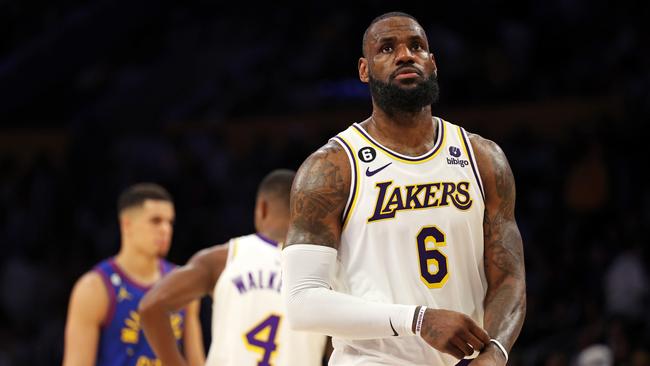 Could all the retirement talk simply be a ploy to get the Lakers to reload? Picture: Getty