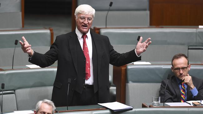 Independent MP Bob Katter. Picture: AAP Image/Lukas Coch