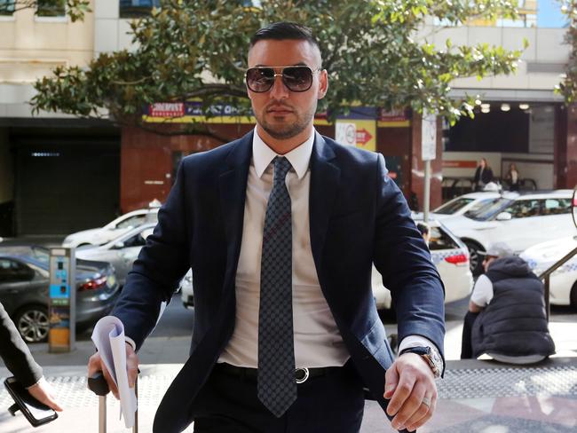 Salim Mehajer arrives at the Downing Centre district court recently.