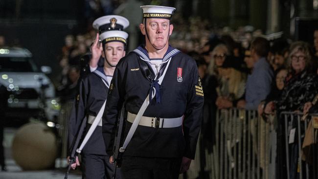 The Anzac Day dawn service at the Cenotaph in Martin Place. Picture: NCA NewsWire / Dylan Coker