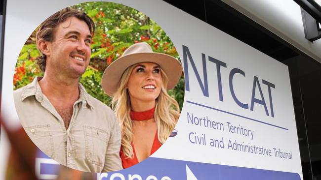 Embattled Outback Wrangler star Matt Wright and wife Kaia had a matter before the Northern Territory Civil and Administrative Tribunal. Picture: (A)manda Parkinson