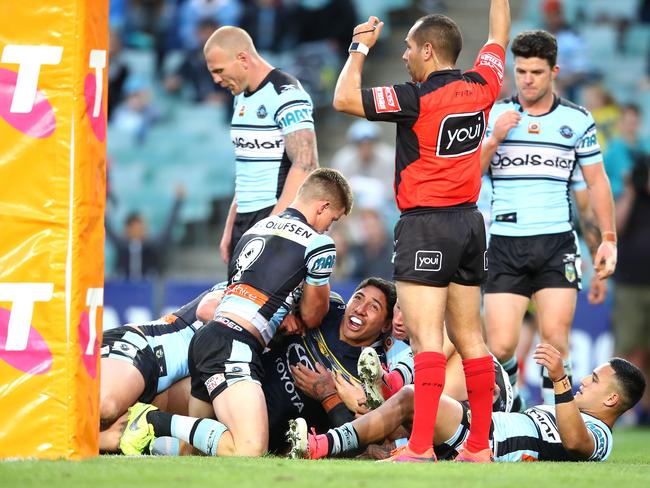 The Cowboys edged past the Sharks by a single point earlier this month.